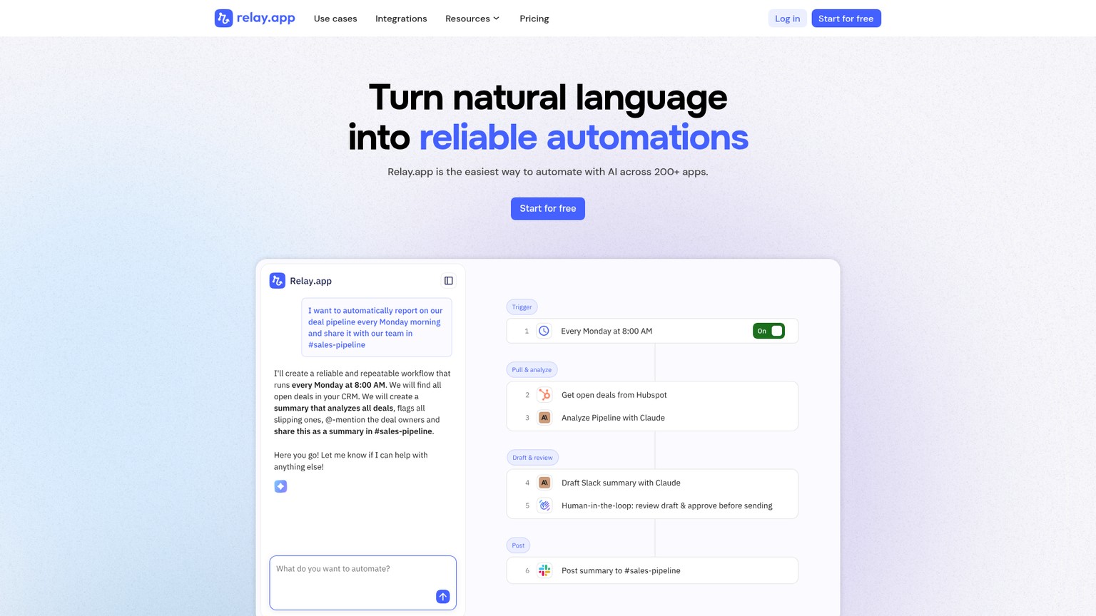 Relay.app screenshot