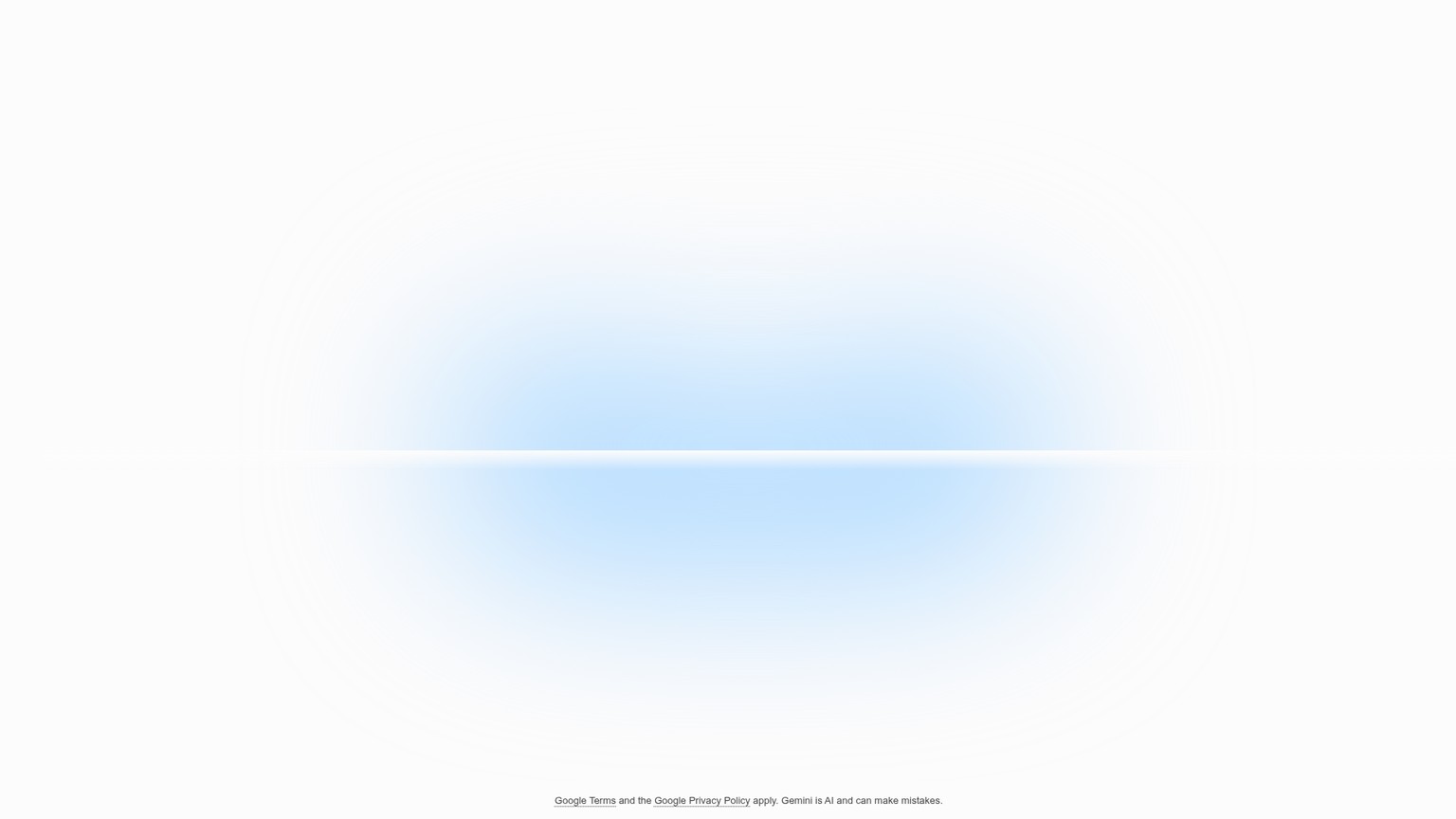Google Gemini interface