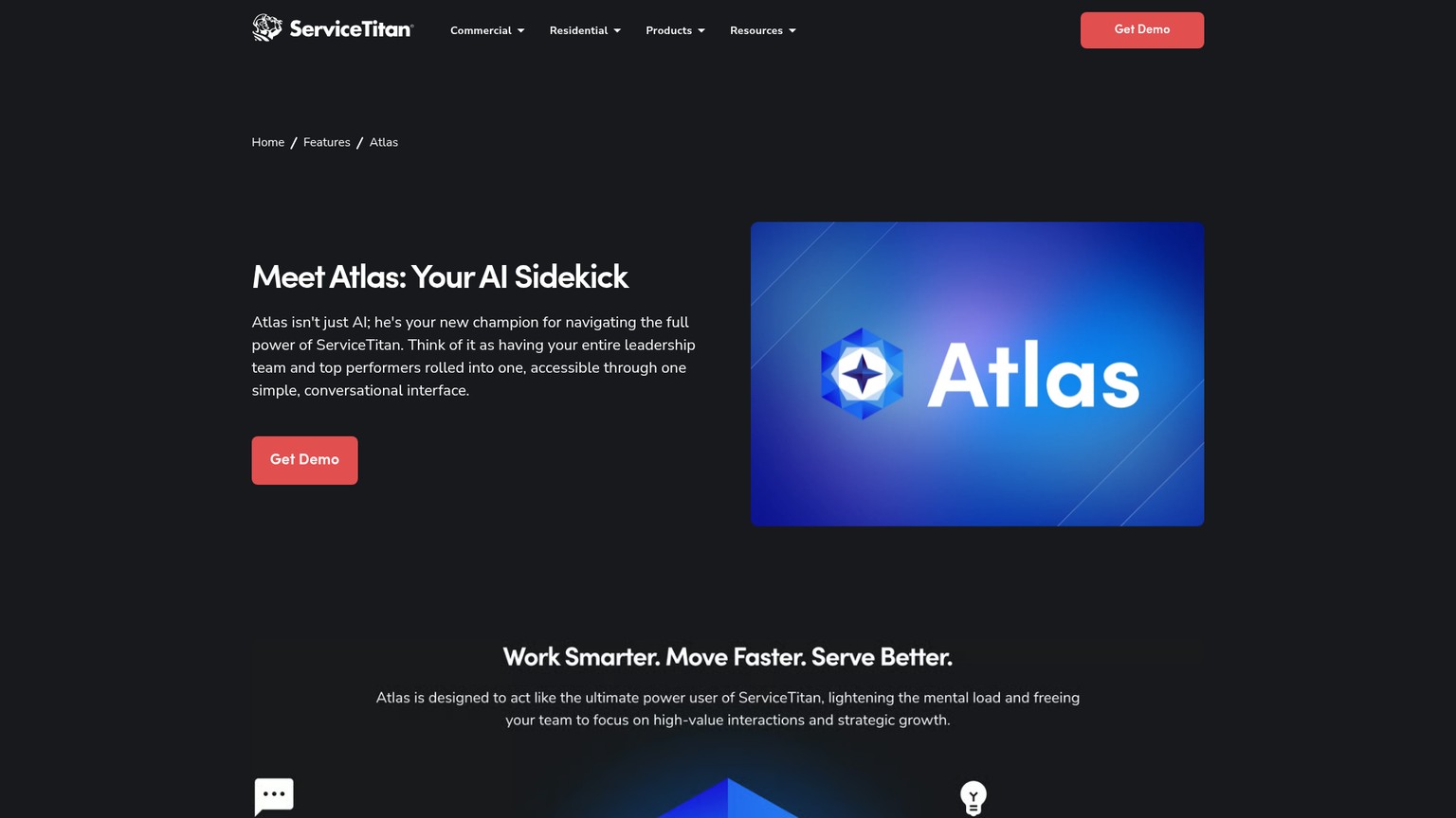 ServiceTitan Atlas AI assistant for the trades