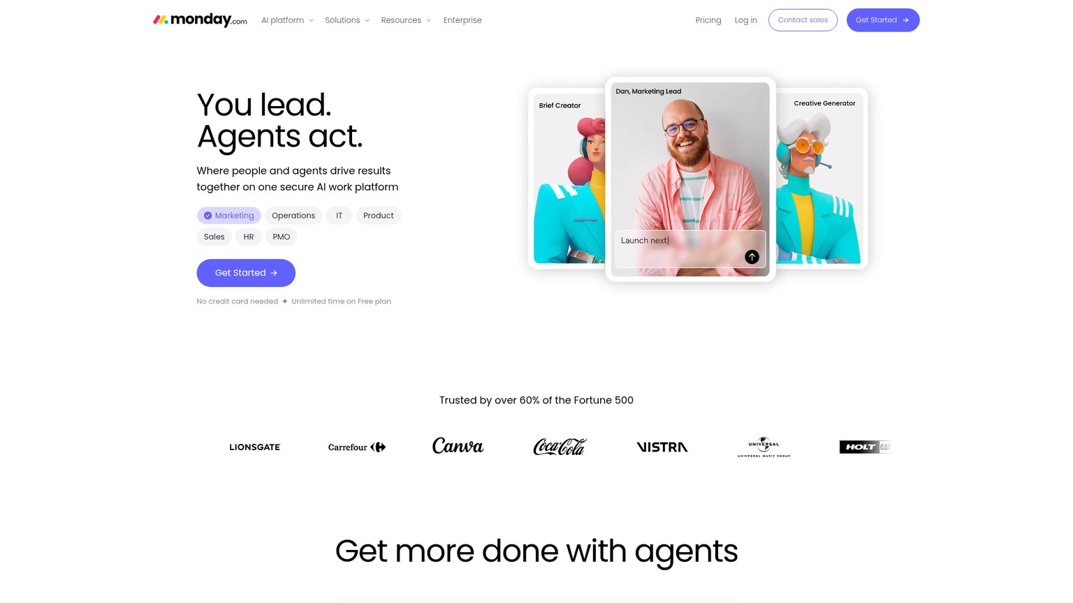 monday.com work management and automation website