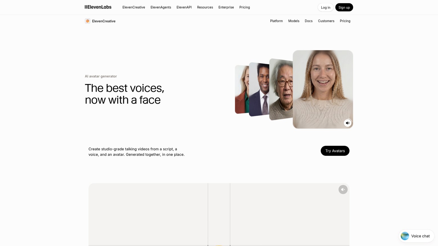 ElevenLabs persistent AI Avatars paired with cloned voices and reusable Styles