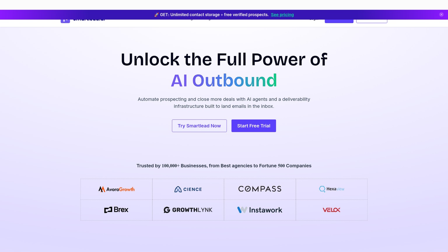Smartlead screenshot