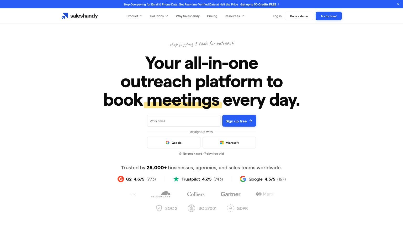 Saleshandy screenshot