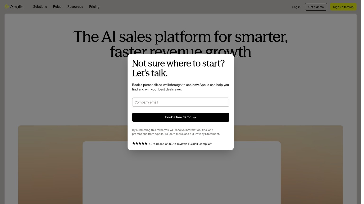 Apollo.io screenshot