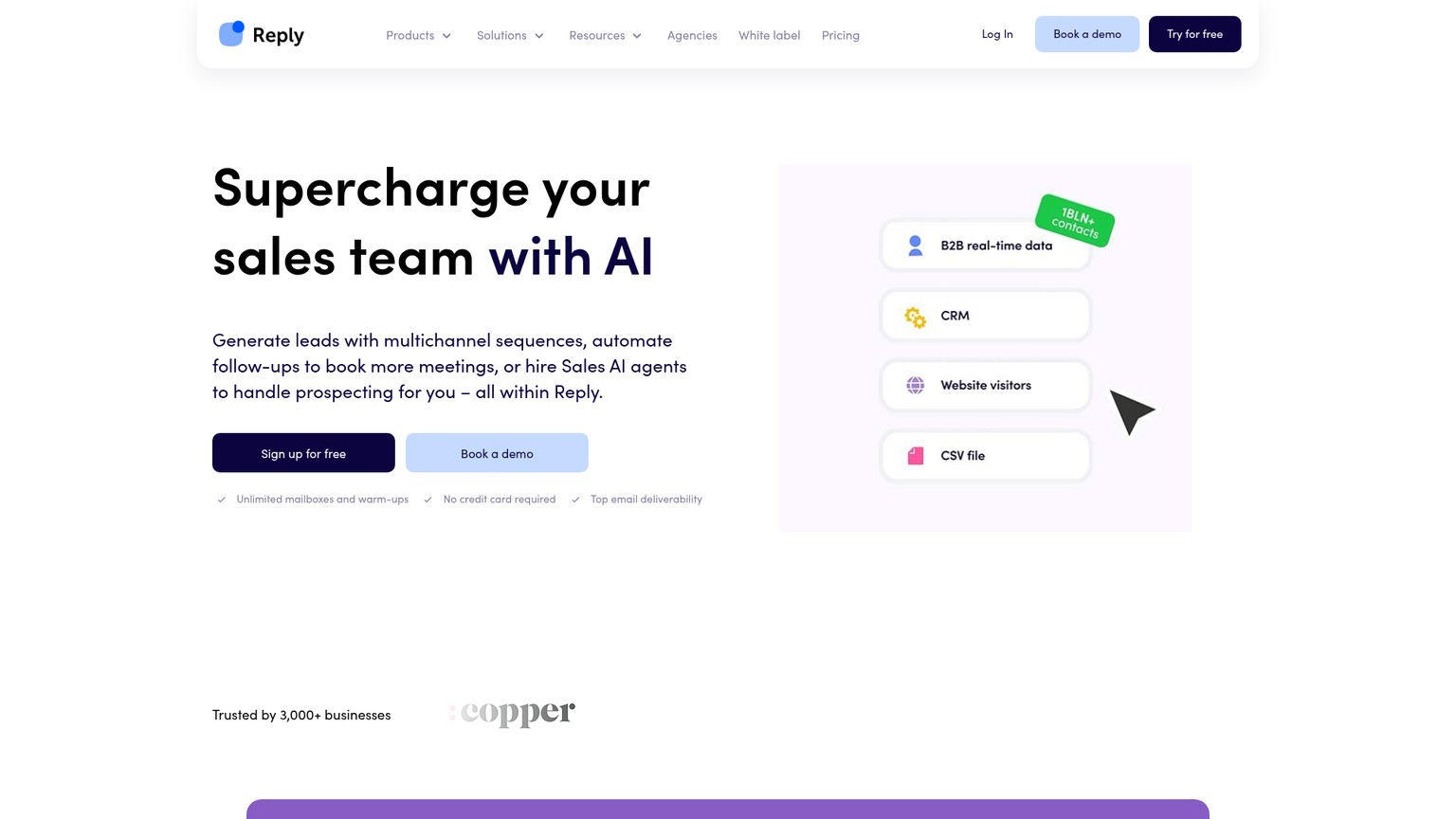 Reply.io screenshot