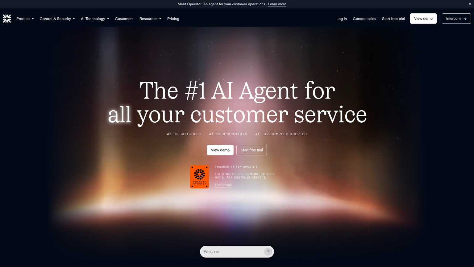 Intercom Fin screenshot