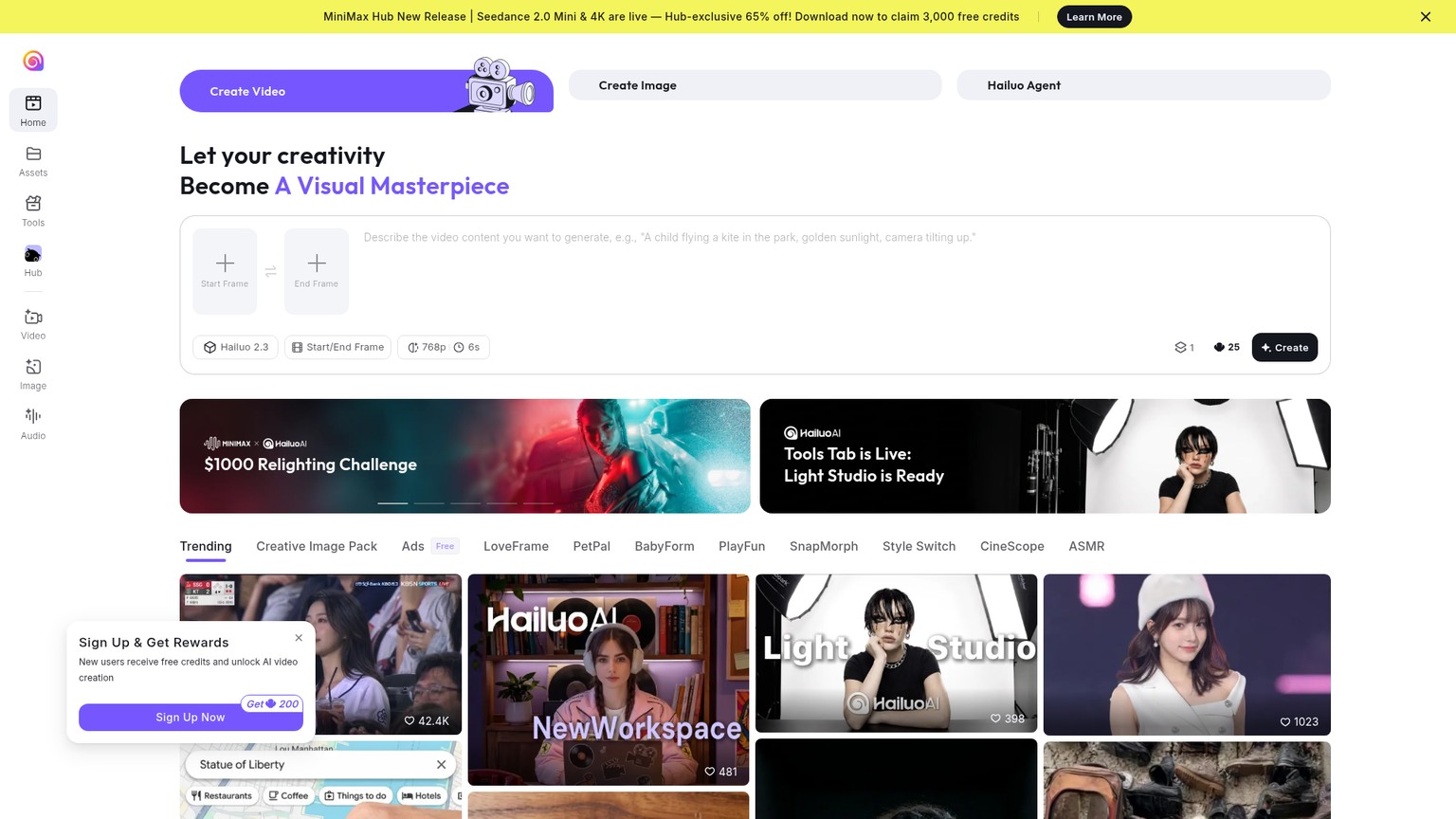 Hailuo AI image-to-video
