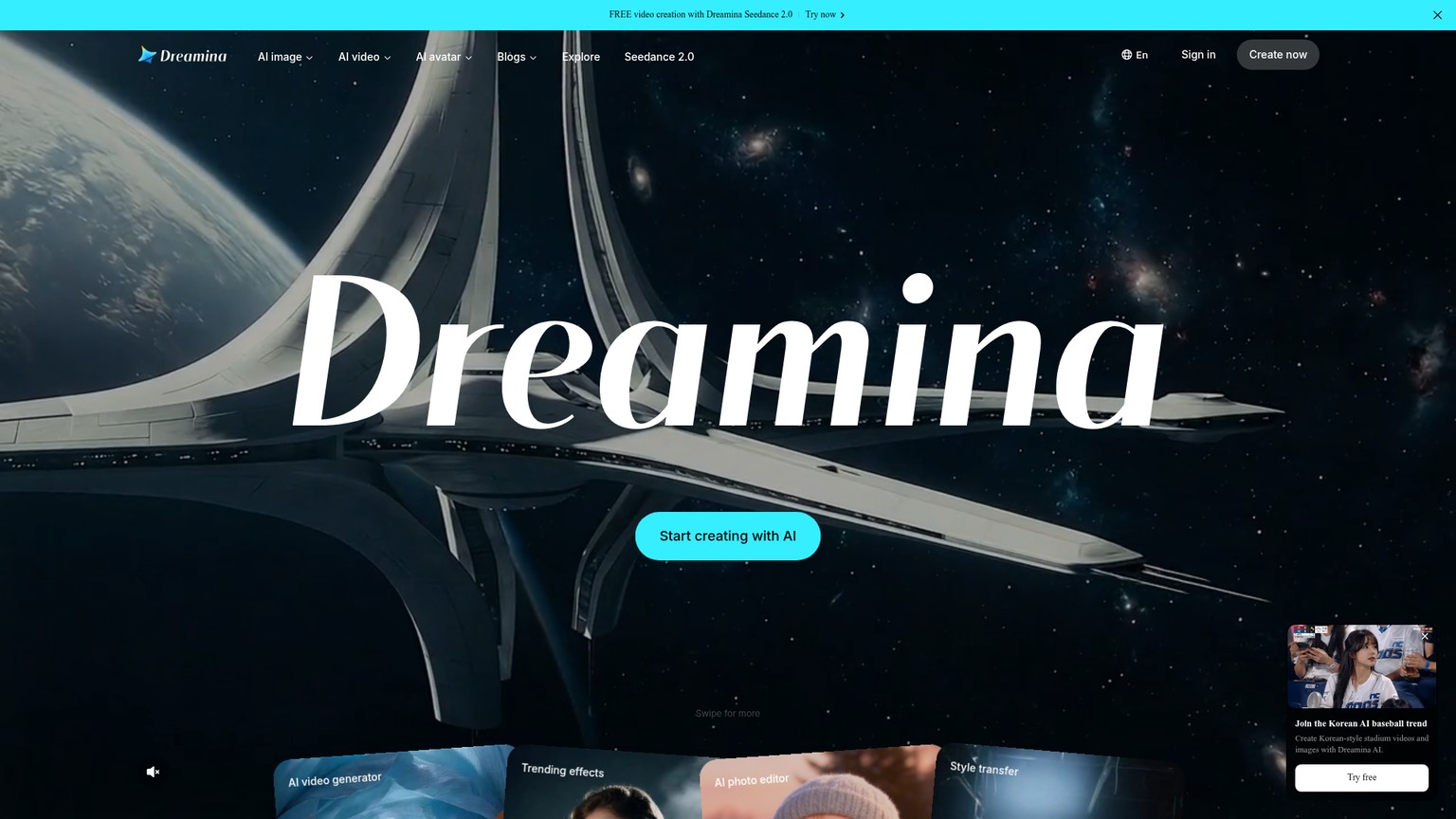 Seedance Dreamina image-to-video