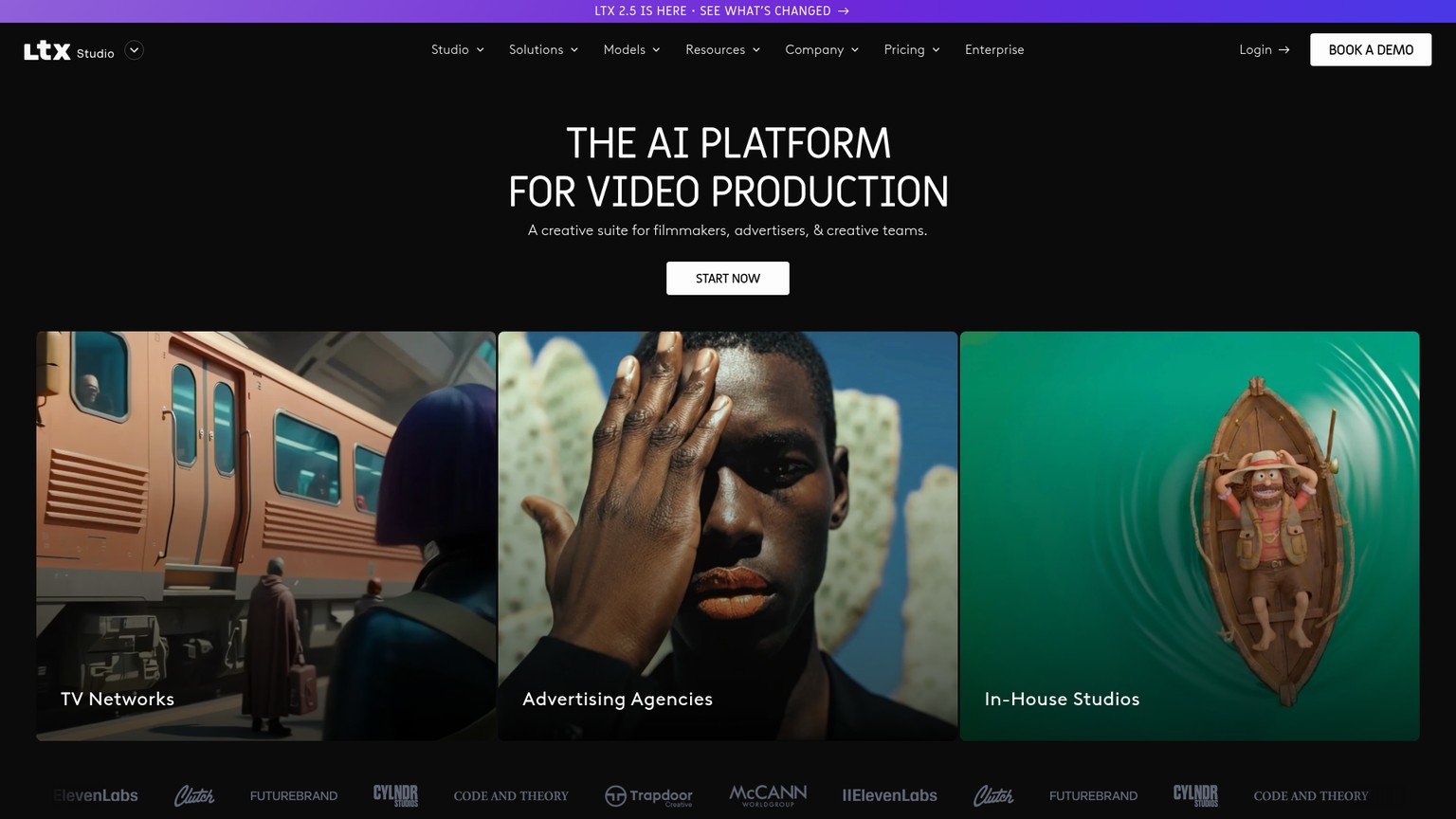 Interface do LTX Studio para planejamento cinematográfico e storyboarding assistido por IA