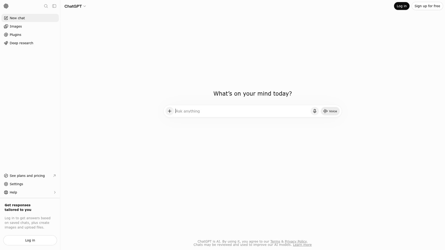 ChatGPT workspace with file upload and analysis tools