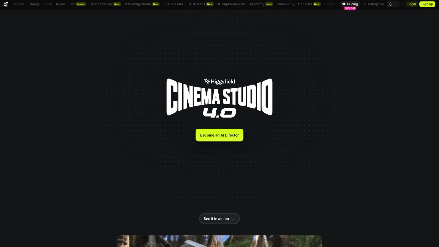 Higgsfield Cinema Studio 4.0 filmmaking controls