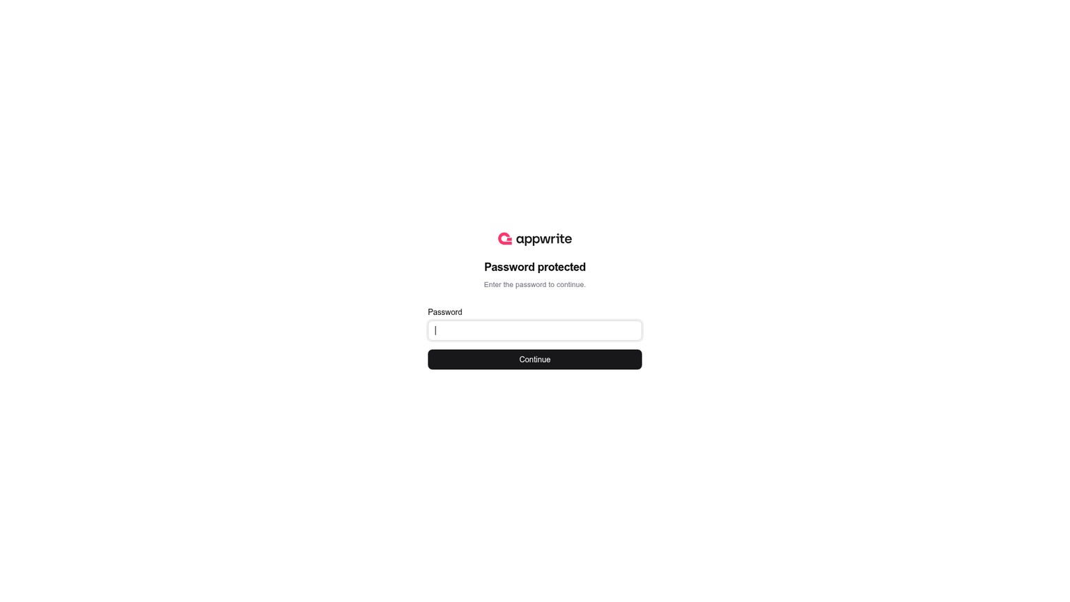 Appwrite-Preisseite mit den Tarifen Free und Pro