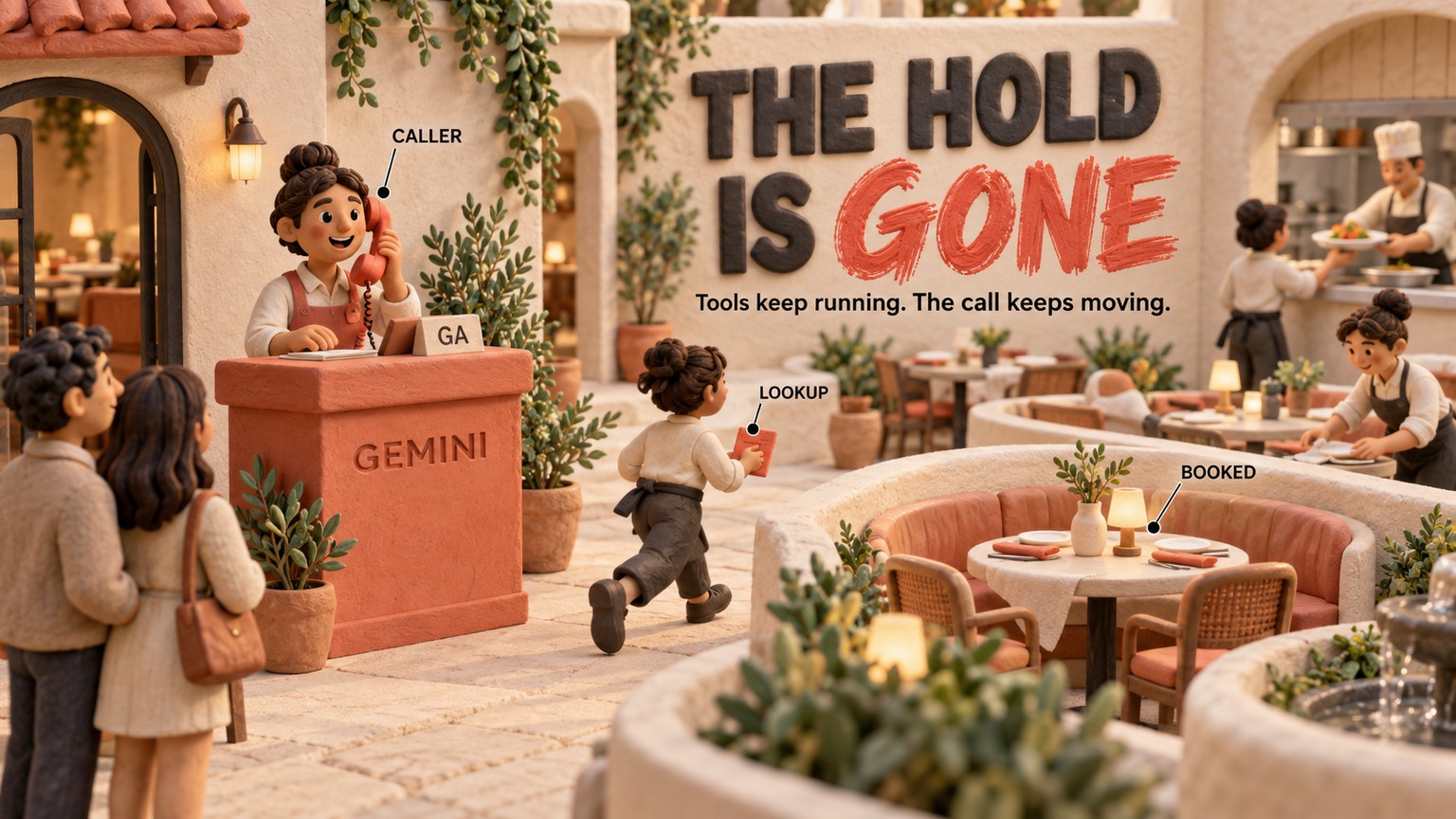 Gemini 3.8 Live Keeps Callers Talking During Lookups