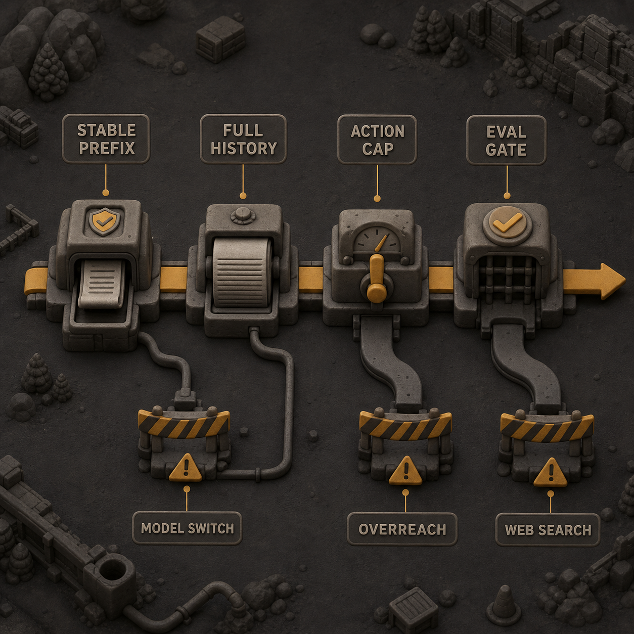 Four-stage Kimi K3 production evaluation gate with session and tool-risk warnings