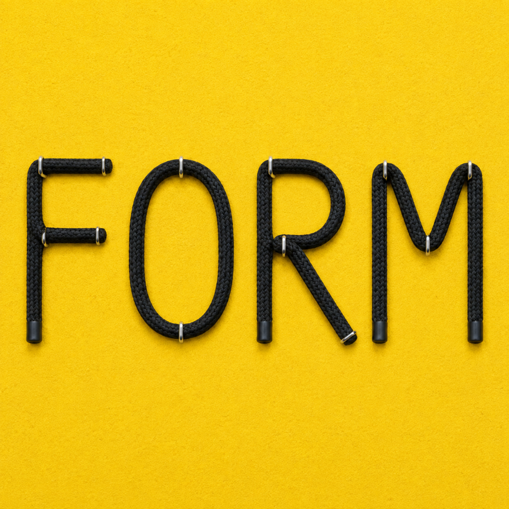 FORM: ОБЪЁМНАЯ ТИПОГРАФИКА ПОД ДАВЛЕНИЕМ — превью 3