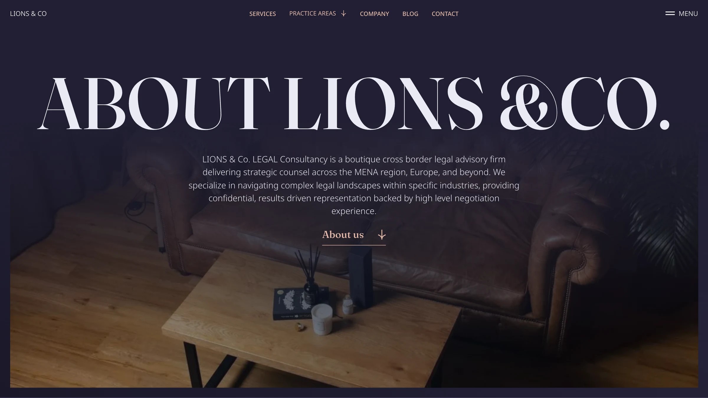 The Lions & Co company page