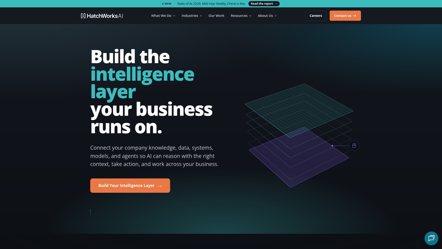 HatchWorks AI enterprise Intelligence Layer service page