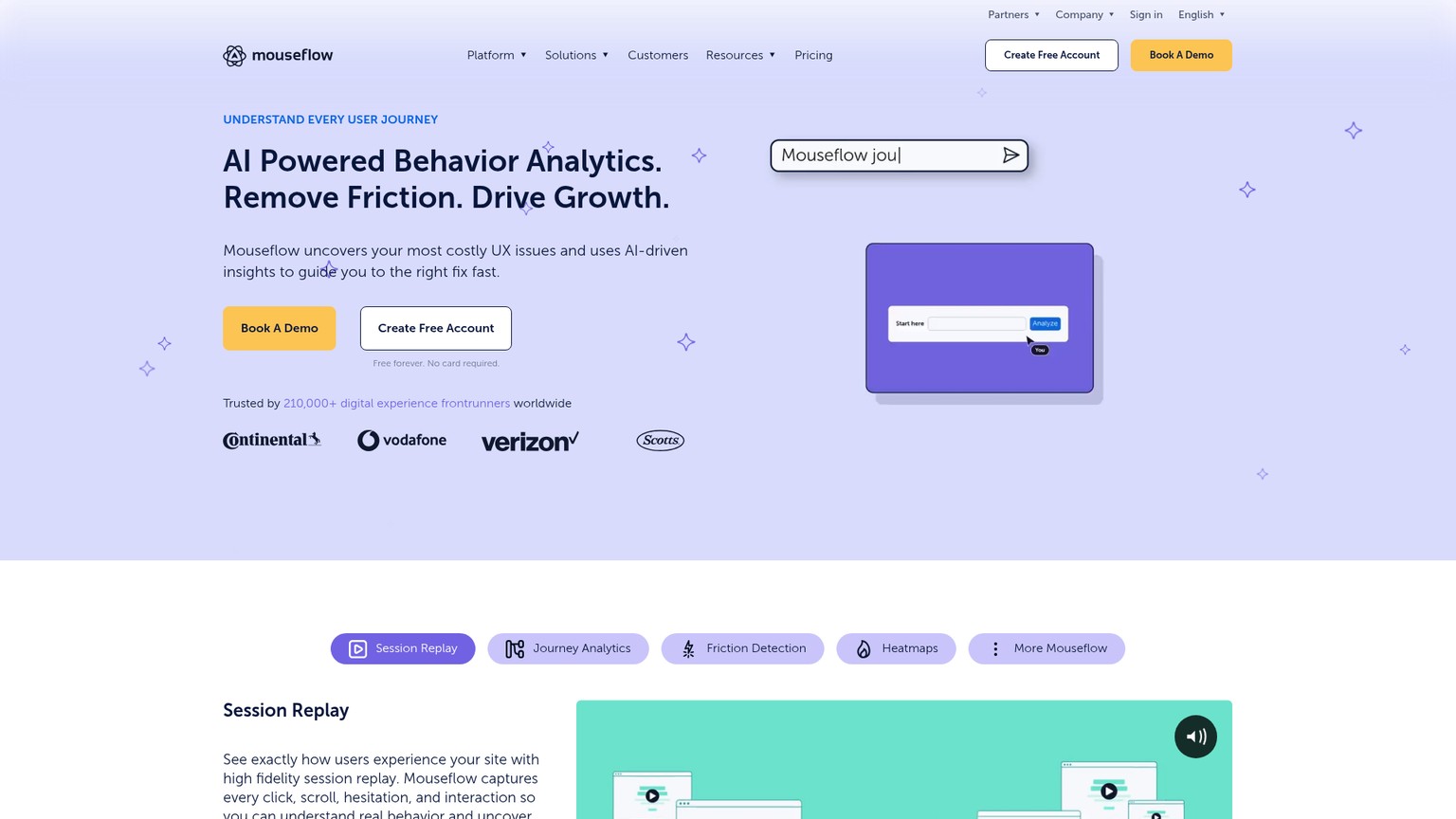 Mouseflow screenshot