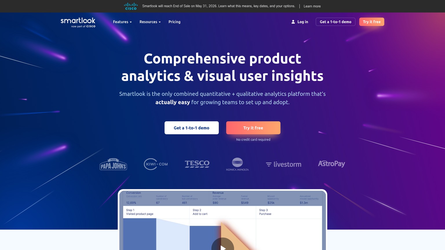 Smartlook screenshot