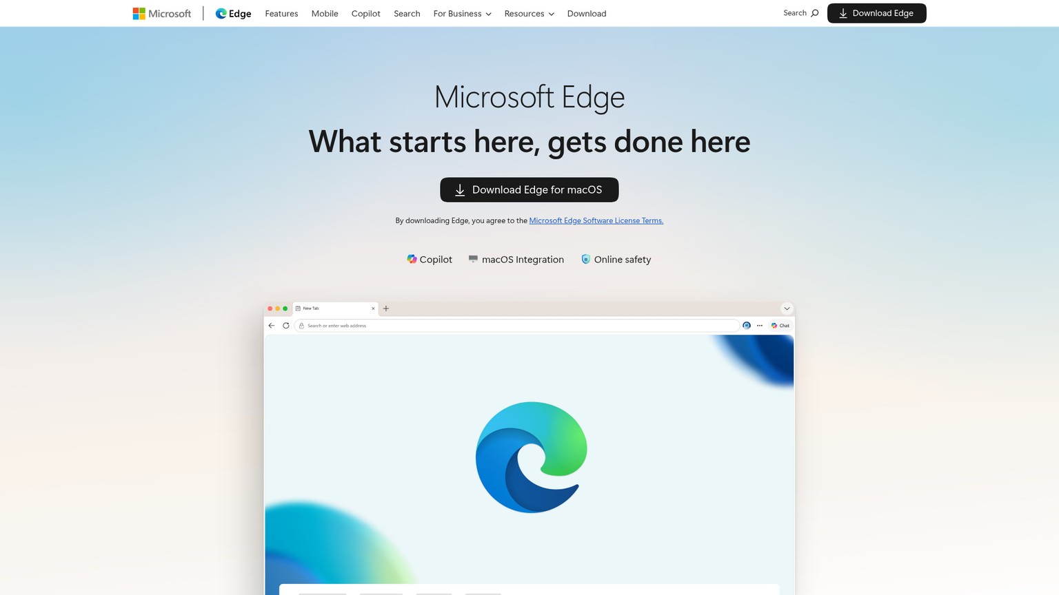Microsoft Edge mit Copilot