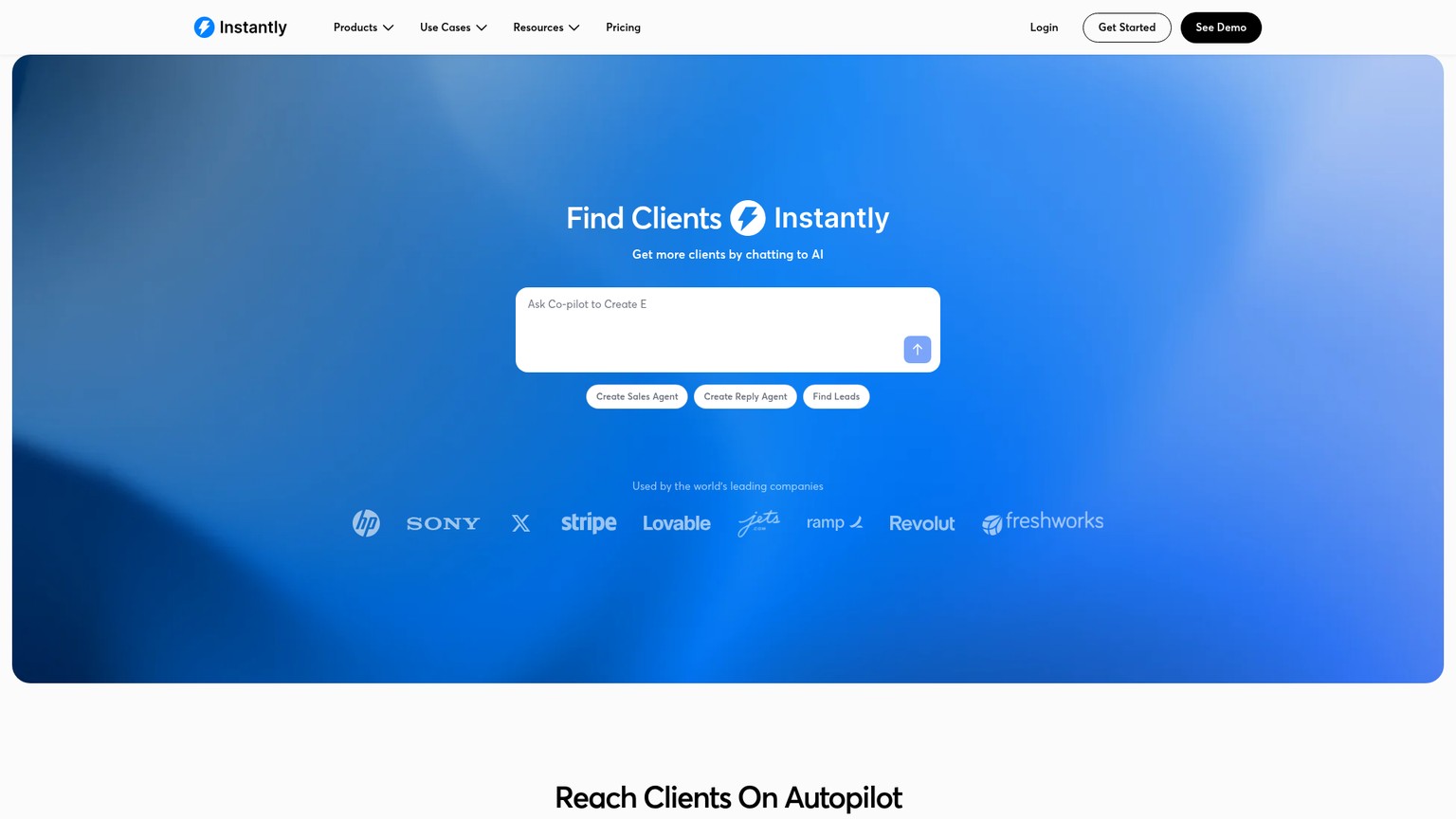 Instantly.ai screenshot