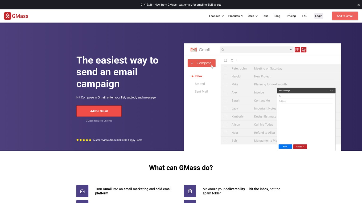 GMass screenshot