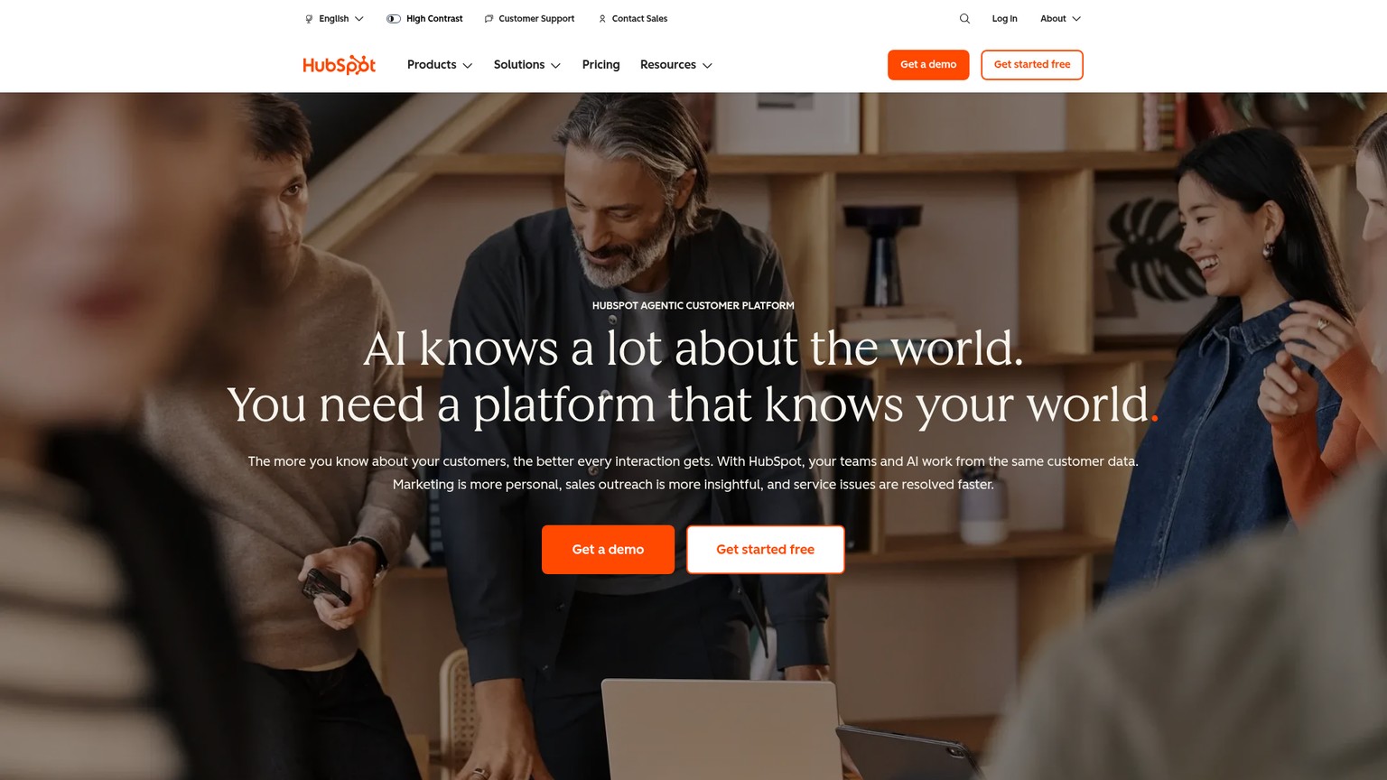 HubSpot screenshot