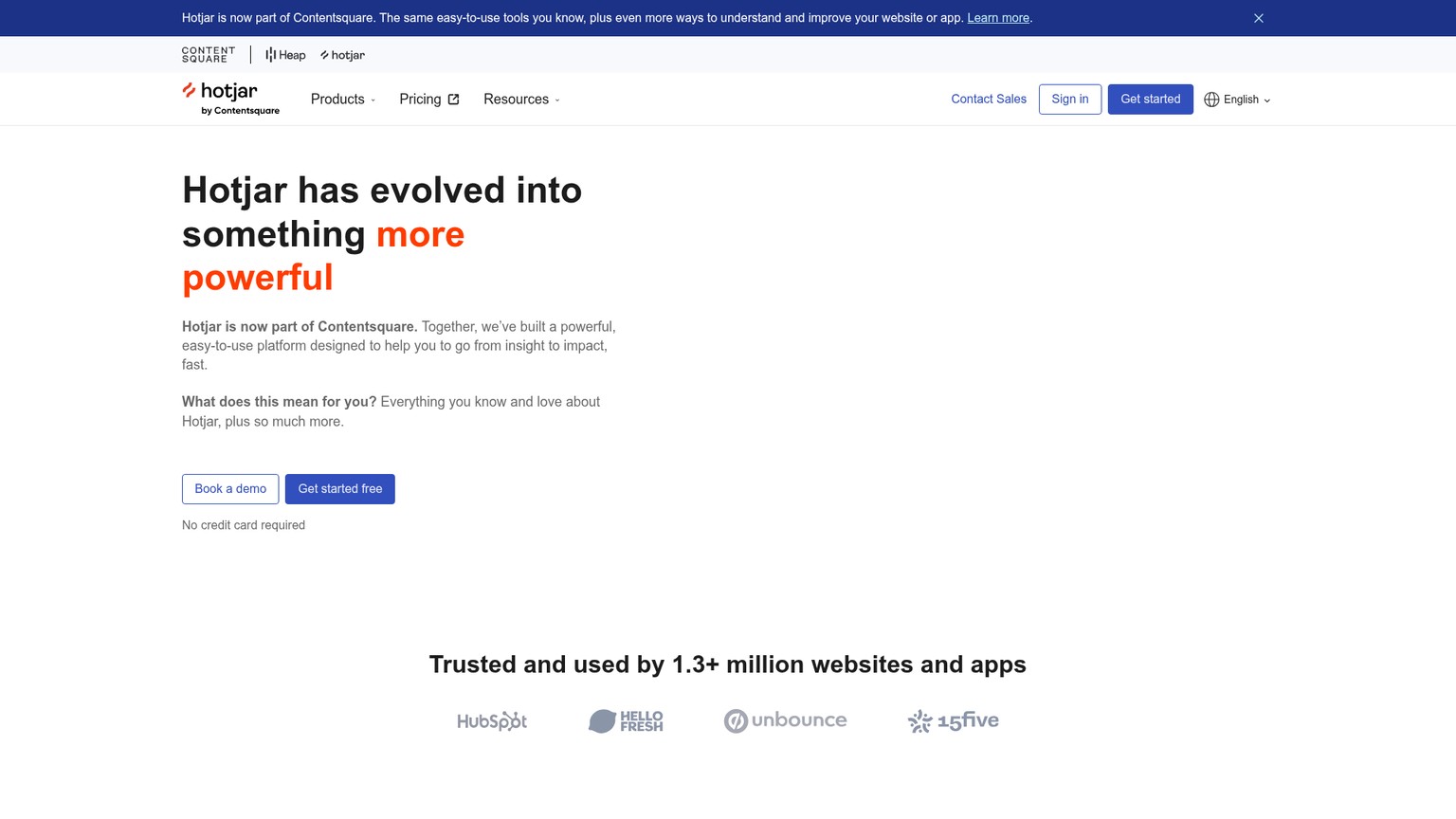 Hotjar (Contentsquare) screenshot