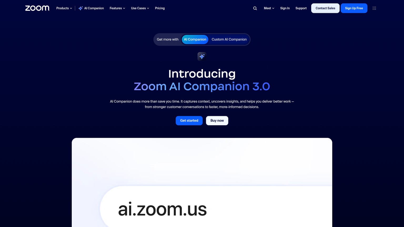 Zoom AI Companion note taking