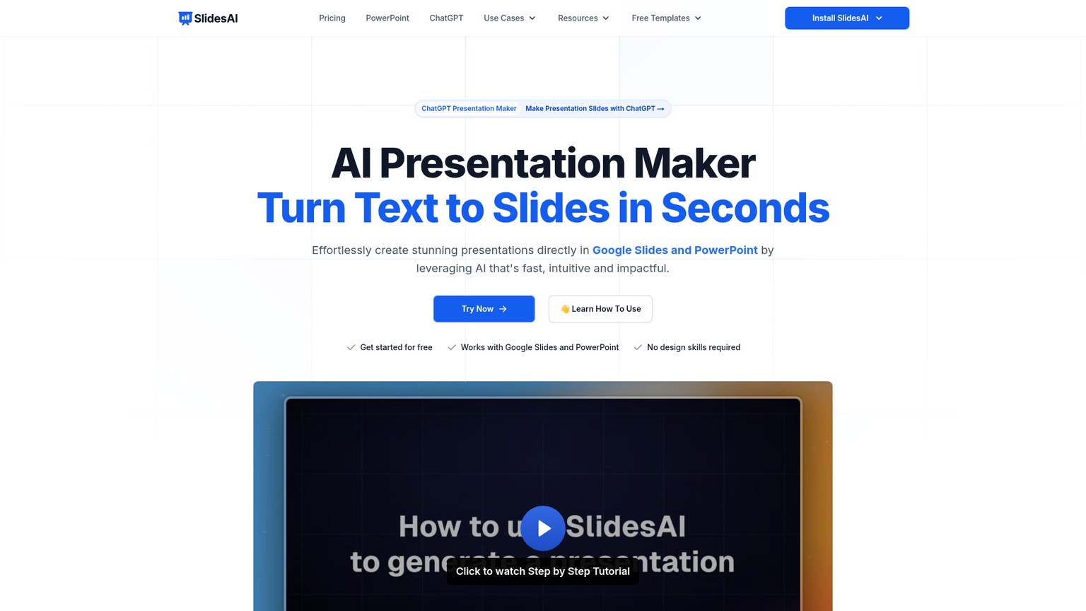 SlidesAI screenshot