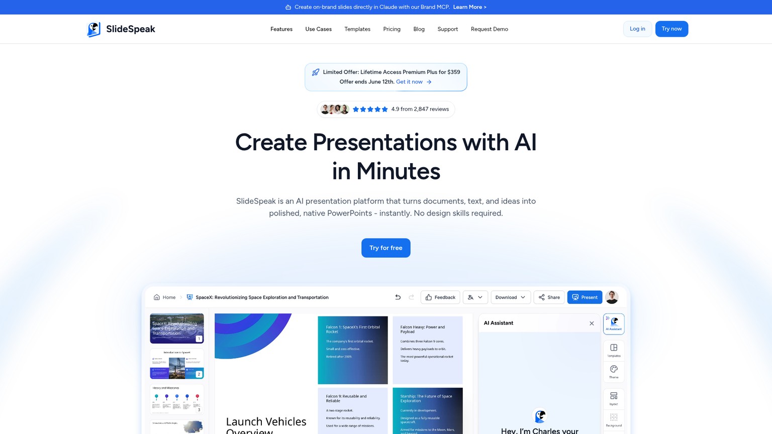 SlideSpeak screenshot