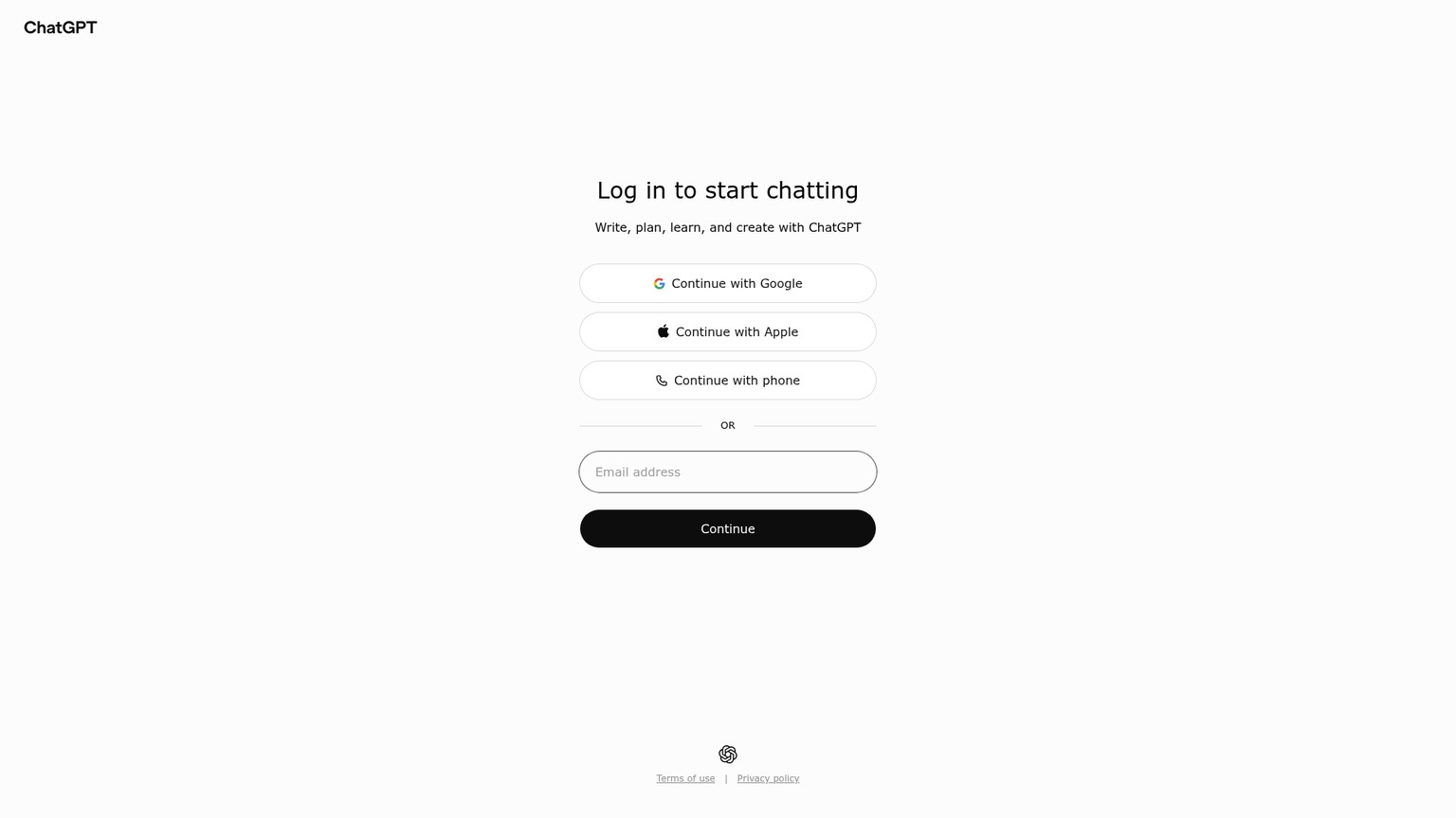 Interfaz de ChatGPT Search con búsqueda web