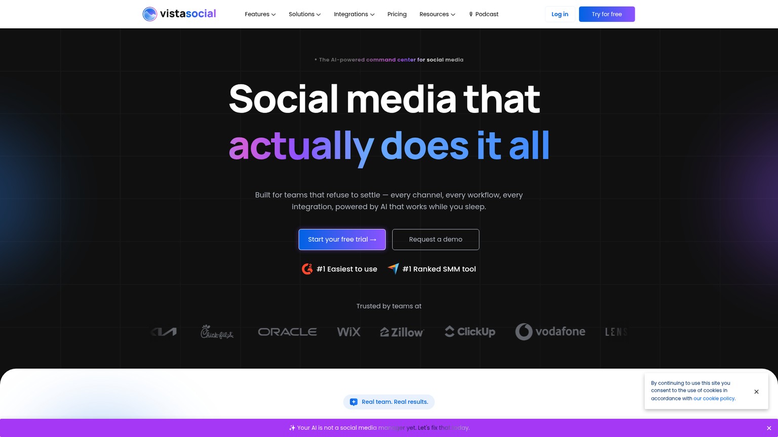 Vista Social screenshot