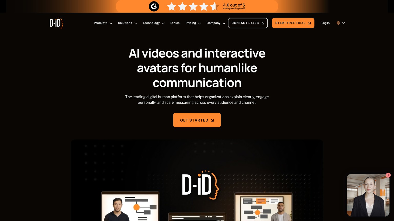 D-ID screenshot