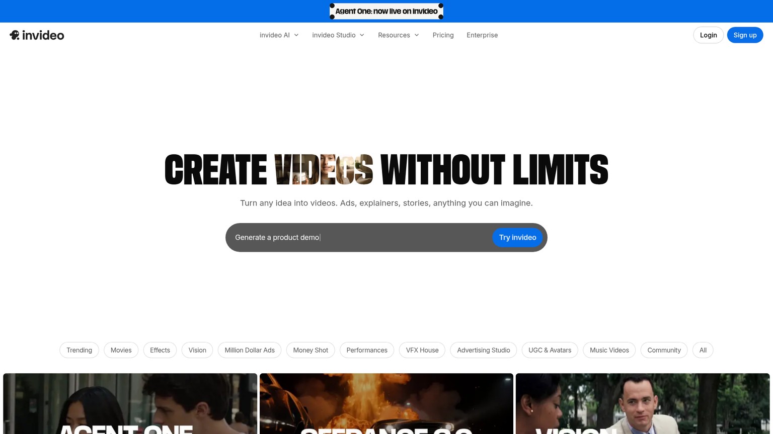 InVideo AI screenshot