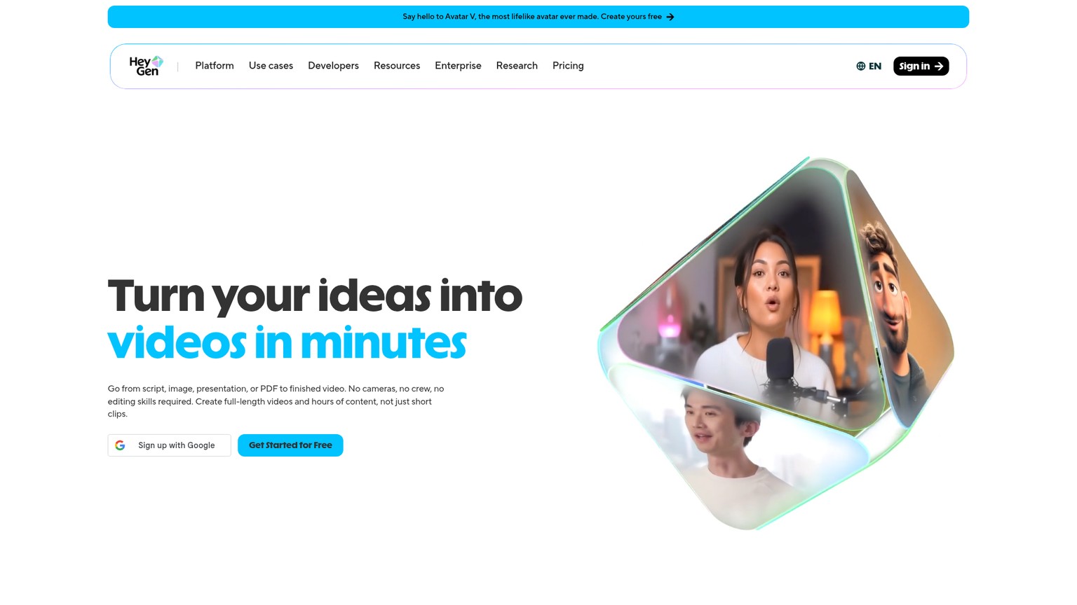 HeyGen screenshot