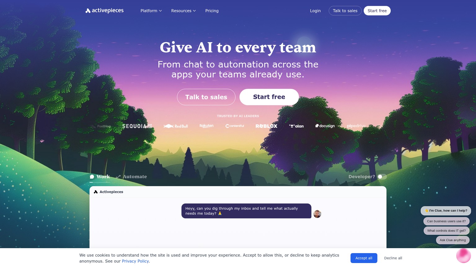 Activepieces screenshot