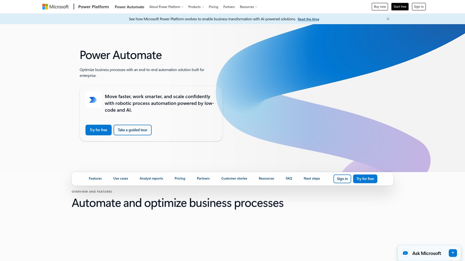 Power Automate screenshot