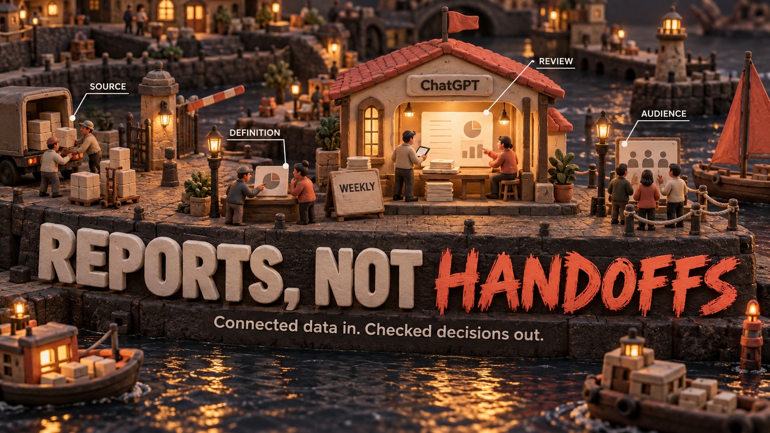 ChatGPT Data Can Cut Weekly Reporting Handoffs