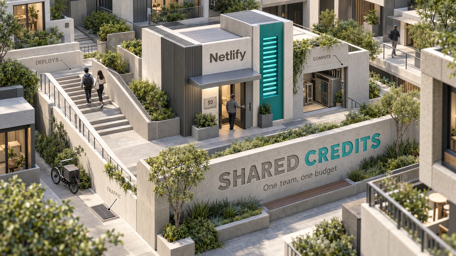 Netlify Pricing (2026): What a Month Costs in Credits