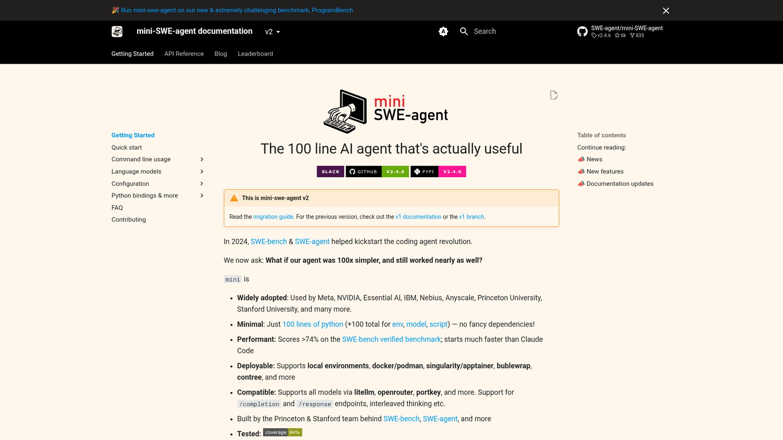 Documentation de mini-SWE-agent et orchestrateur de résolution de tickets