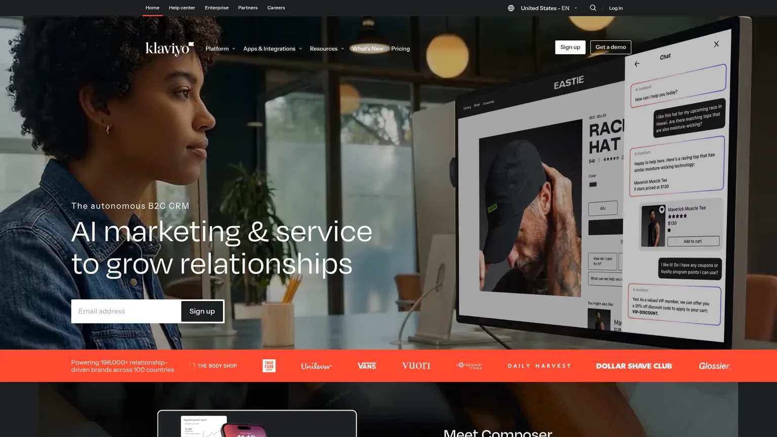 Klaviyo screenshot