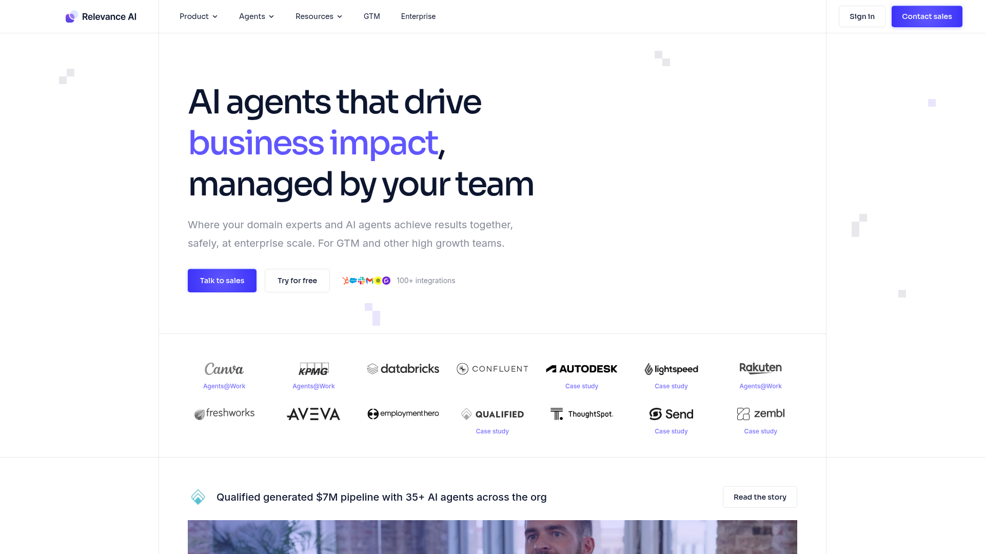 Relevance AI workforce builder