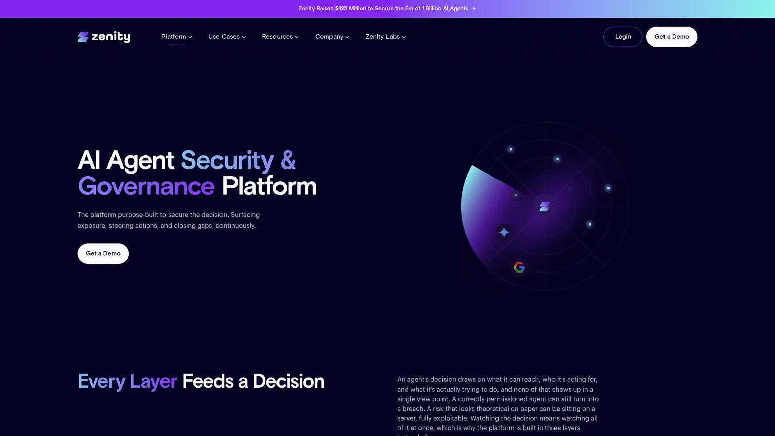 Zenity AI Agent Security and Governance platform
