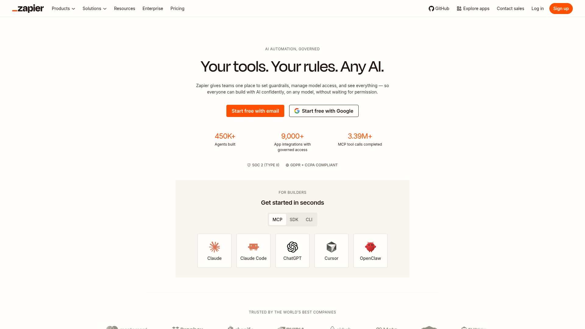 Zapier screenshot
