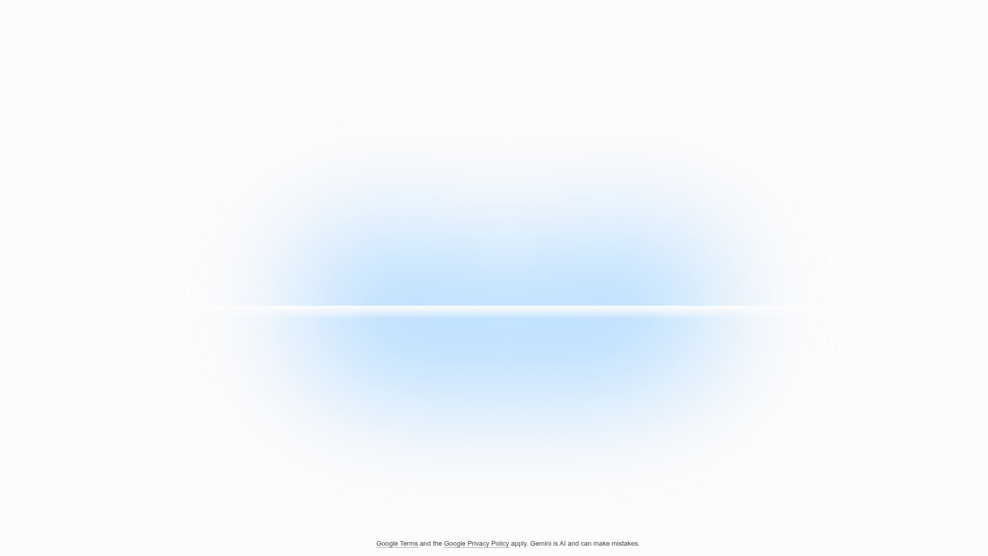 Google Gemini interface