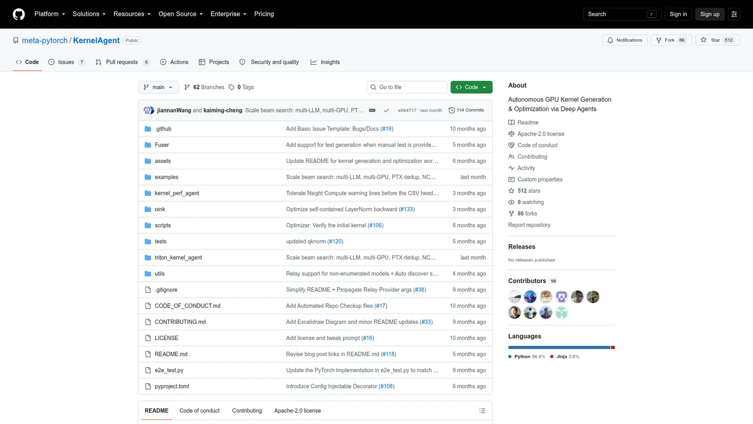 Repository GitHub di KernelAgent
