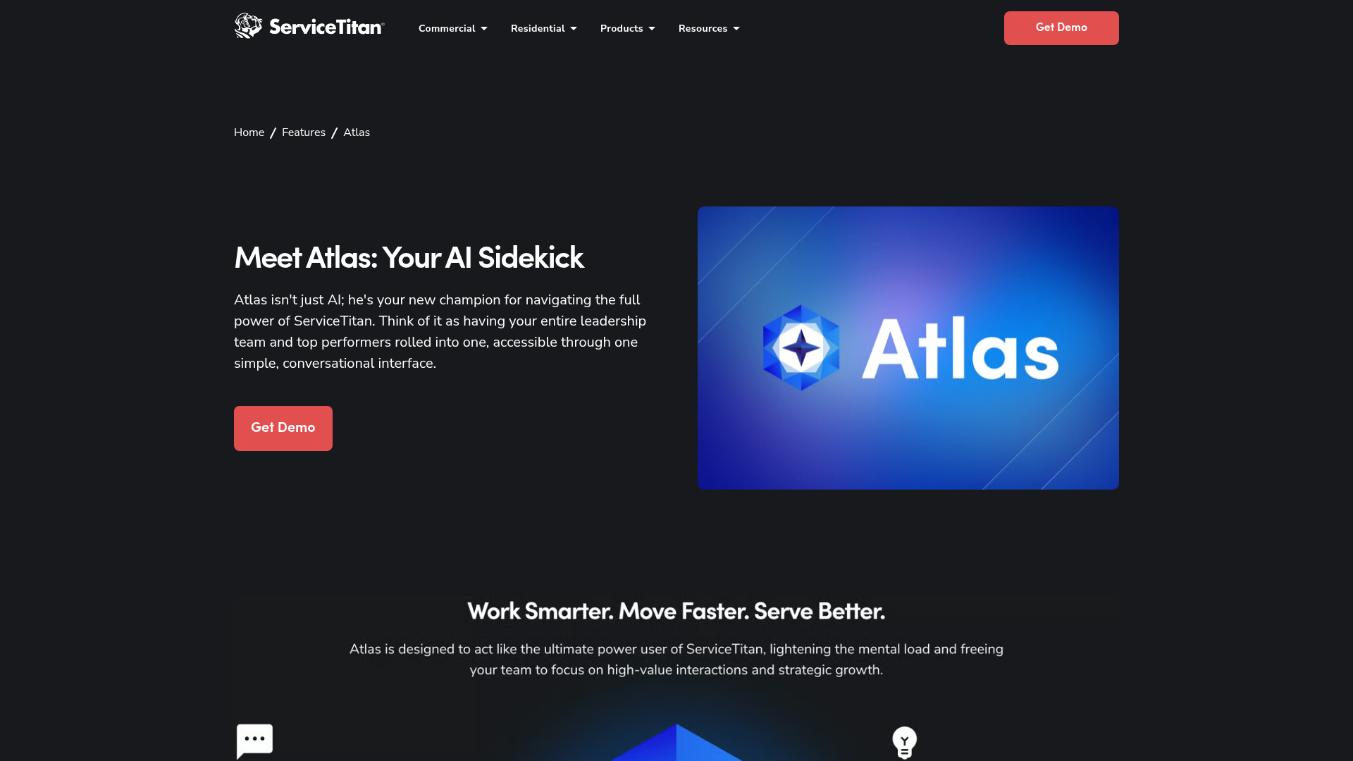 ServiceTitan Atlas AI assistant for the trades