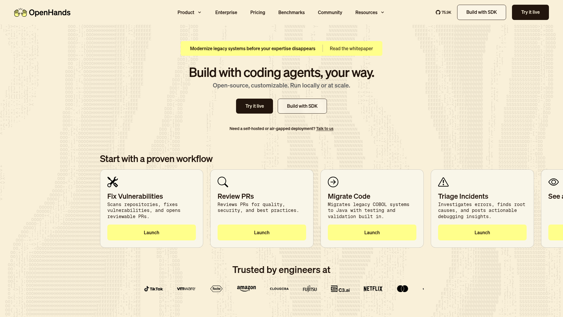 OpenHands screenshot
