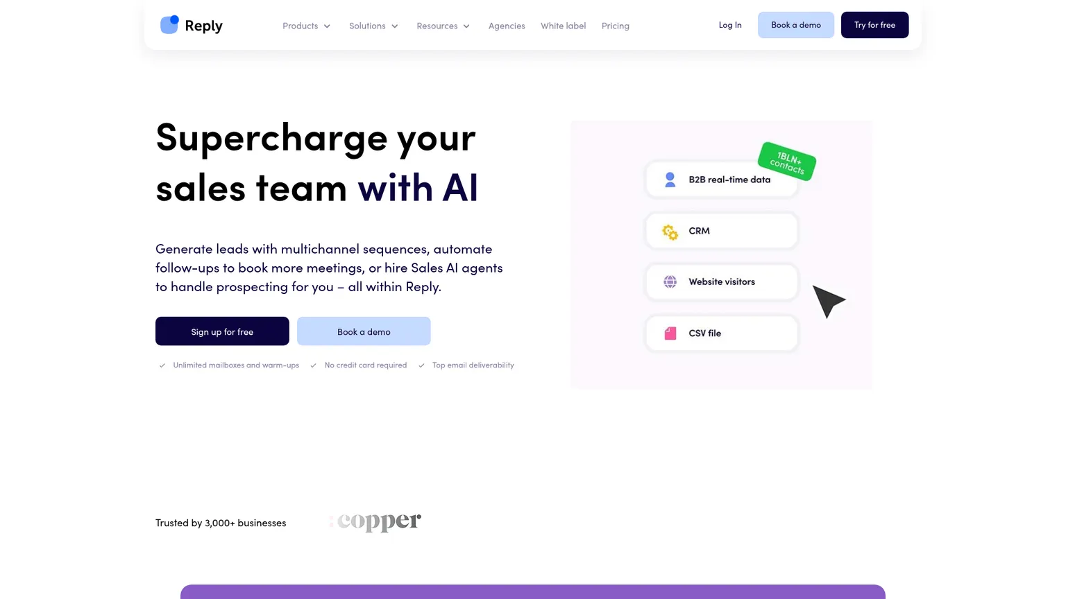 Reply.io screenshot